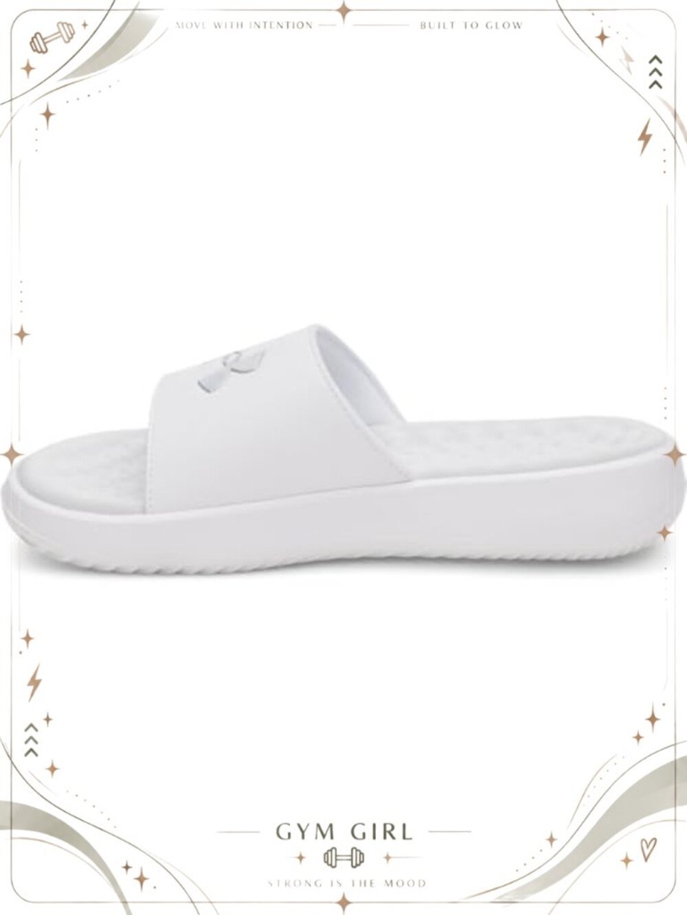 Under Armour Ignite Pro 8 Slides with Fixed Strap and Memory Foam